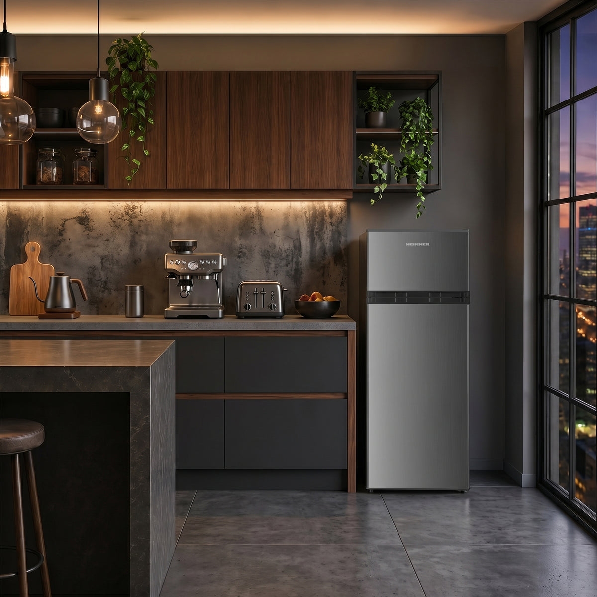 Heinner HF-H2206XE++ Kühl-Gefrierkombination 206 L – Bild 5