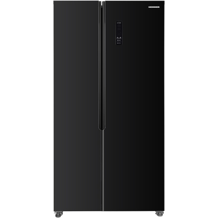 Heinner Amerikanischer Kühlschrank HSBS-HM442NFGBKE – 442L – Energieeffizienzklasse E – Bedienfeld