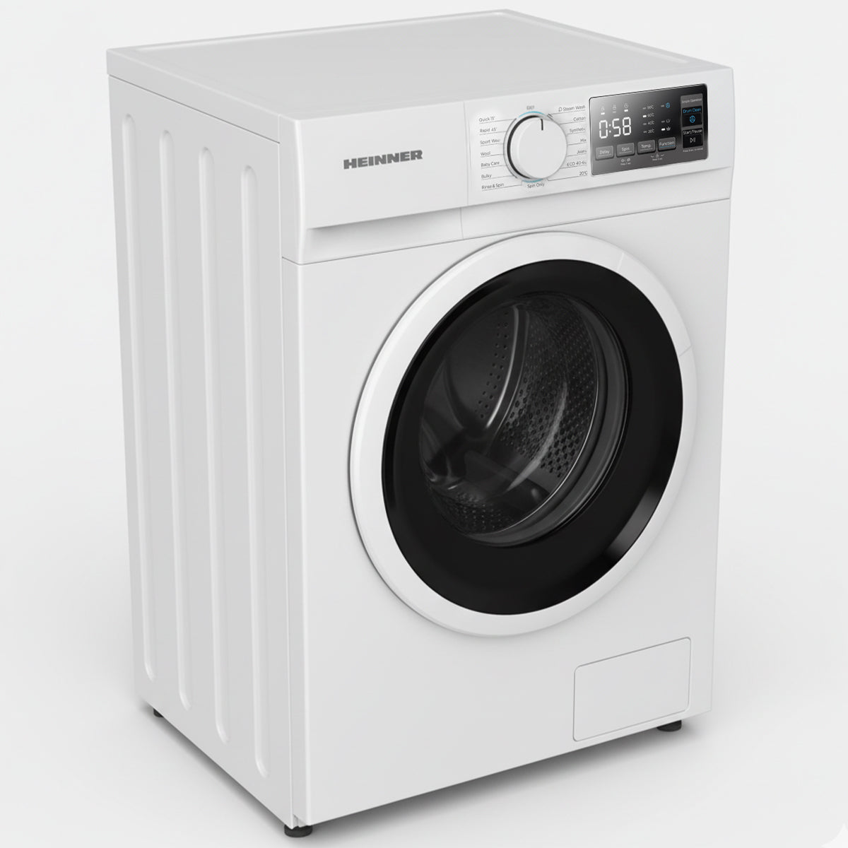 Waschmaschine Heinner HWM-M914IVNA – 9 kg – 1400 U/Min – 15 Waschprogramme – Energieeffizienzklasse A – Bild 5