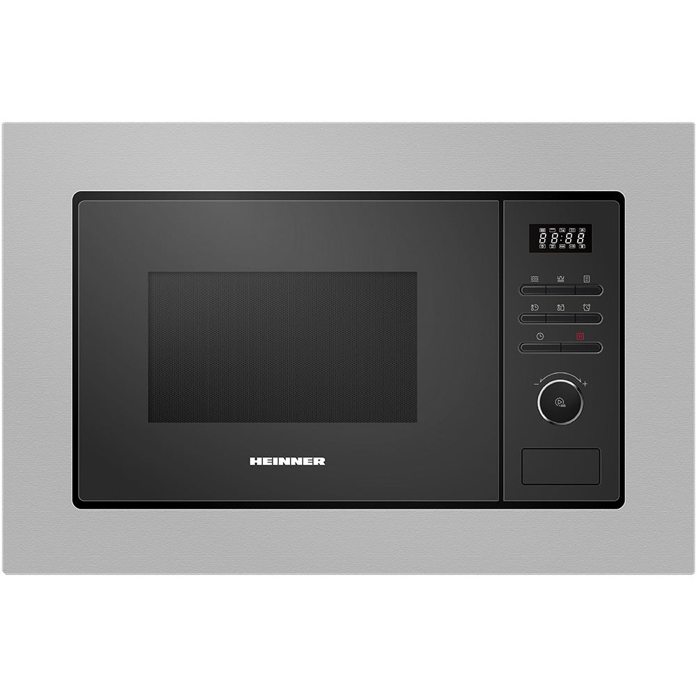 Heinner Mikrowelle HMW-MD20BISS – 20 Liter – Grill – LED – Einbau – Bedienfeld