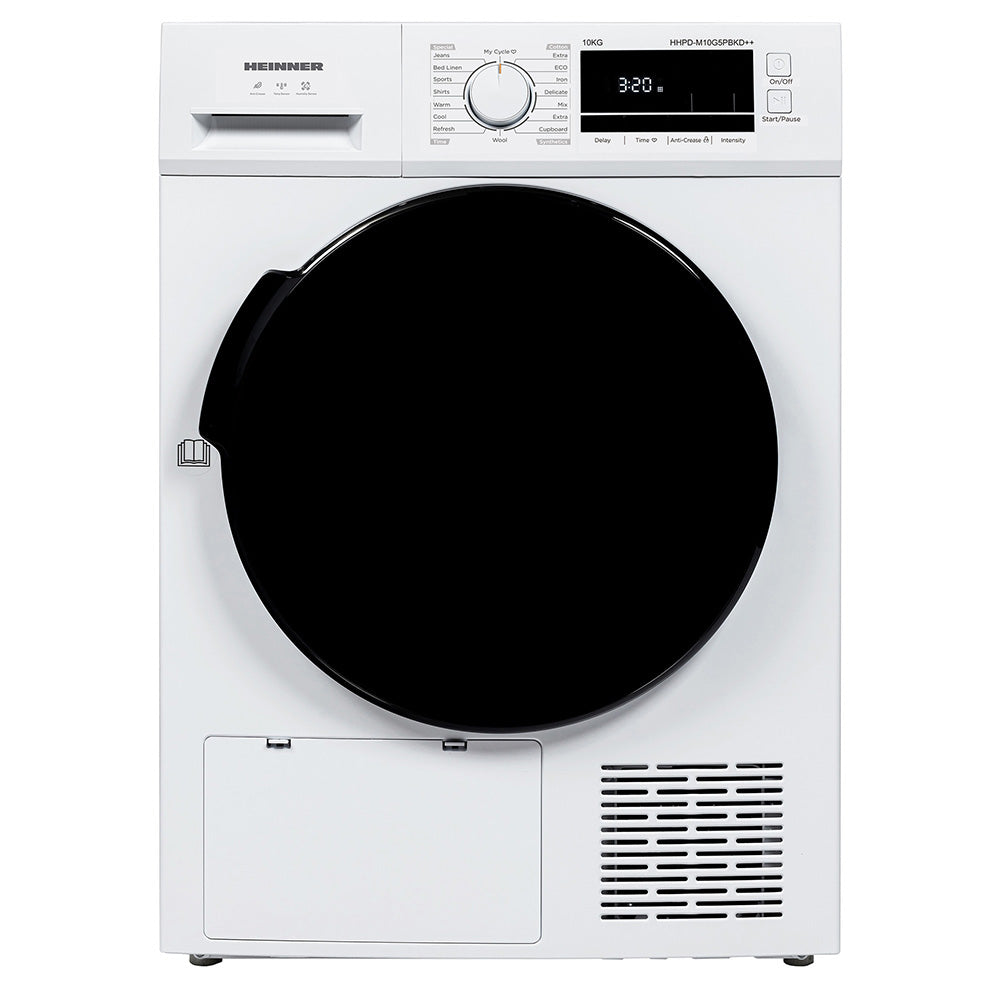 Heinner Wärmepumpentrockner HHPD-M10G5PBKD – 10 kg – Touch Control – Energieeffizienzklasse D – Produktfoto
