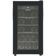Heinner HRV-A52DRM18 Weinkühlschrank – 55 Liter – 18 Flaschen – Holzablagen