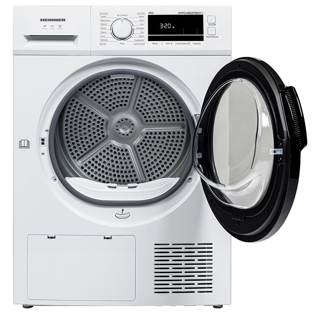 Heinner Wärmepumpentrockner HHPD-M9G5PBKD – 9 kg – Energieeffizienzklasse D – Bild 3