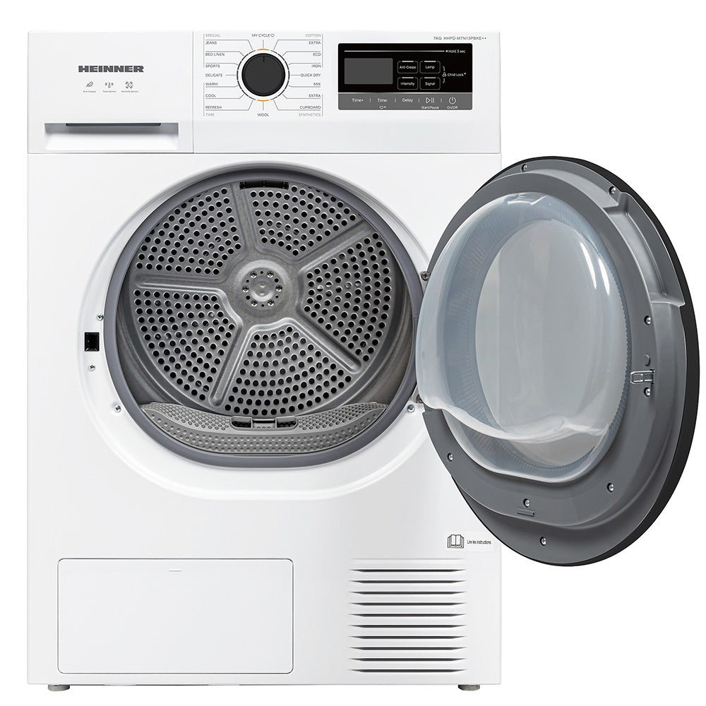 Heinner Wärmepumpentrockner HHPD-M7N13PBKE – 7 kg – Energieeffizienzklasse E – Bild 3