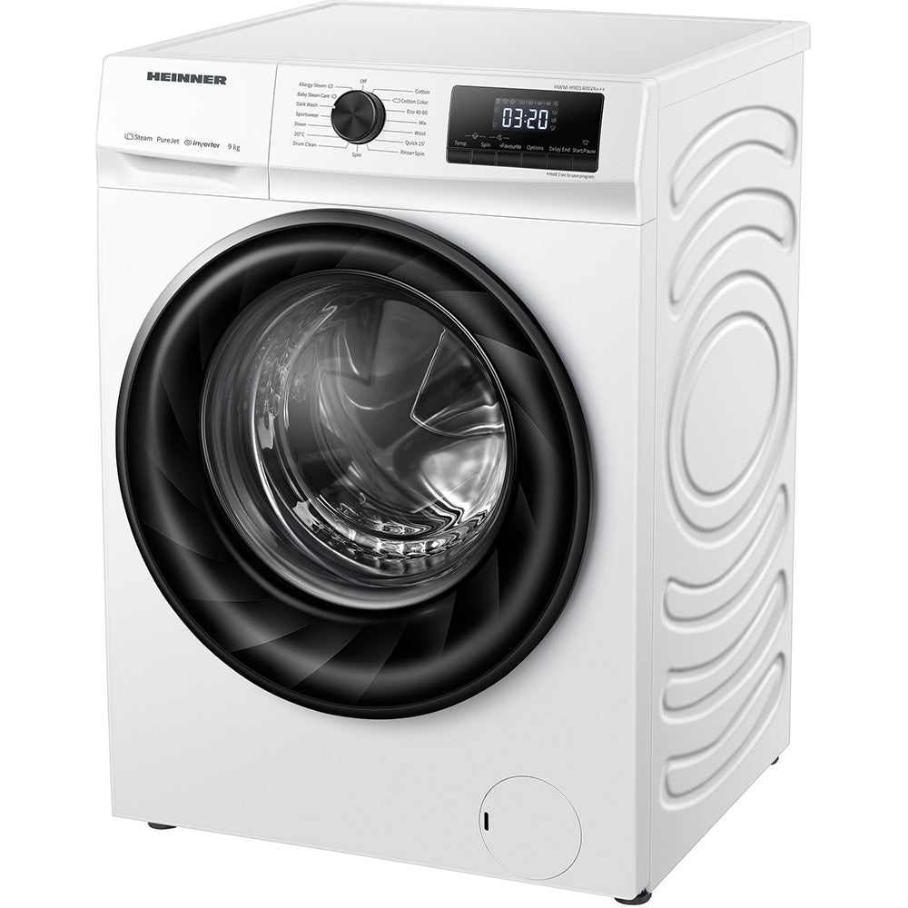 Waschmaschine Heinner HWM-H9014INVA – 9 kg – 1400 U/min – Energieeffizienzklasse A – Bild 3