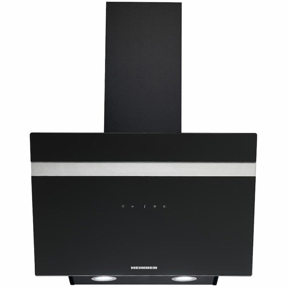 Heinner Dunstabzugshaube HDCH-6060RGBK – 60 cm – 3 Leistungsstufen – Touch-Bedienung – Schwarz – Produktfoto