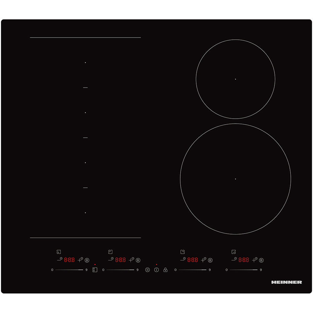 Heinner Induktionskochfeld HBHI-M4ZB1FXSMTC – 4 Zonen – Touch-Bedienung – Produktfoto