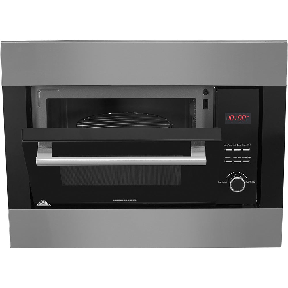 Heinner Mikrowelle HMW-23BIXBK – 23 Liter – Grill – LED-Beleuchtung – schwarz – Bild 2
