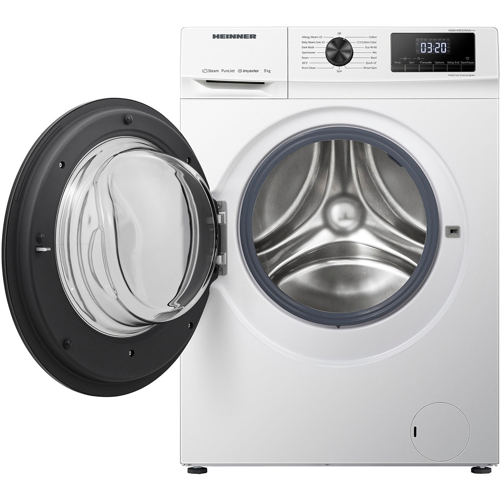 Waschmaschine Heinner HWM-H9014INVA – 9 kg – 1400 U/min – Energieeffizienzklasse A – Bild 4