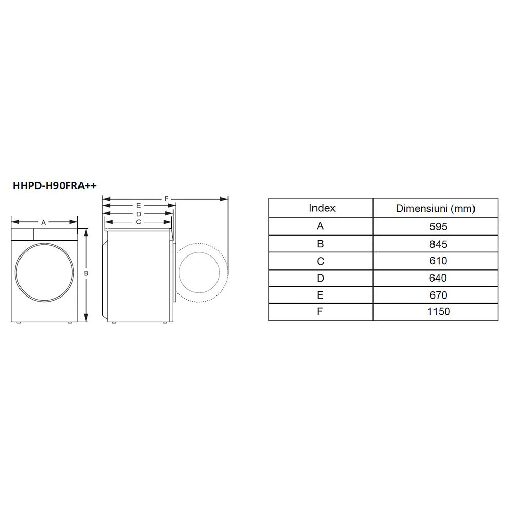 Heinner Wärmepumpentrockner HHPD-H90FRA – 9 kg – AirFlow – Energieeffizienzklasse D – Bild 6