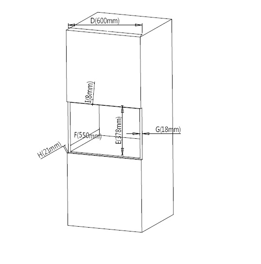Heinner HMW-25BIGBK Einbau-Mikrowelle – schwarz – Bild 14