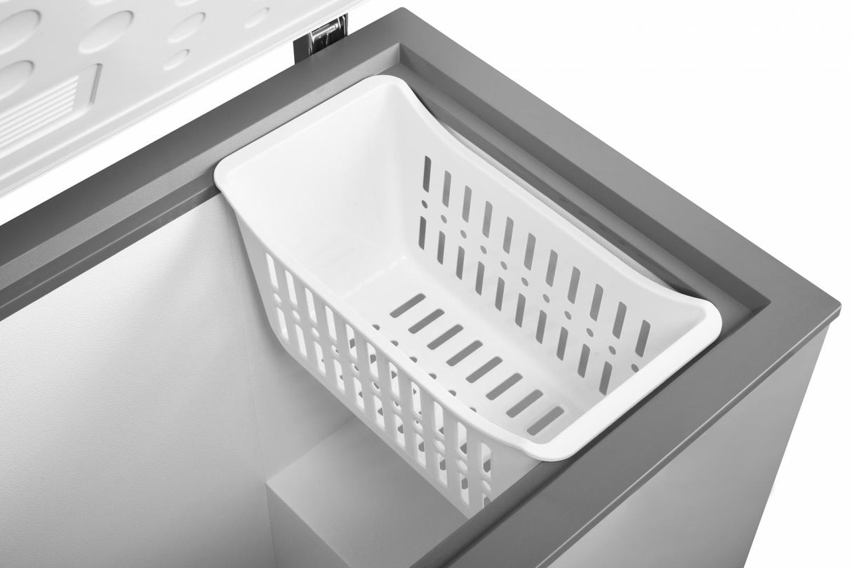 Heinner HCF-205NHSE Gefriertruhe – 198 Liter – Energieeffizienzklasse E – Silber – Bild 4