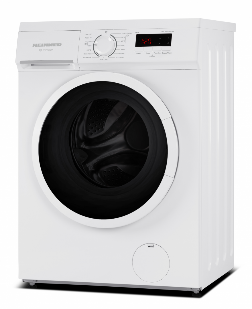 Heinner HWM-M8014SMA Waschmaschine – 8 kg – 1400 U/min – Energieeffizienzklasse A – weiß – Bild 6