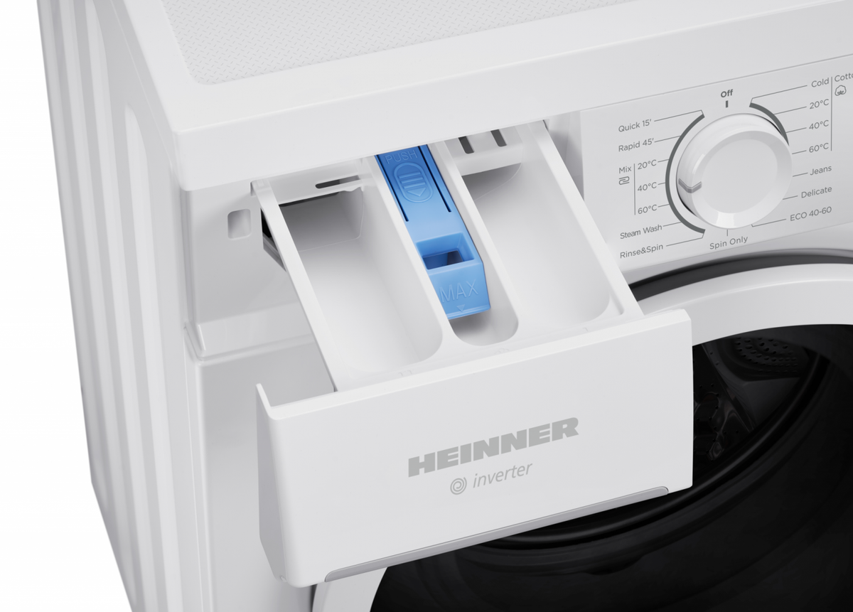 Heinner HWM-M9014SMA Waschmaschine – 9 kg – 1400 U/min – Energieeffizienzklasse A – weiß – Bild 3