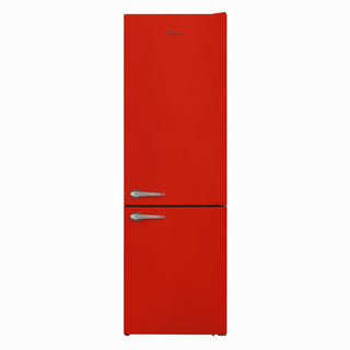 Fram Kühl-Gefrierkombination FC-VRL2681RDE – 268 L – Retro-Design – Rot – Energieeffizienzklasse E