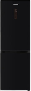 Heinner HCNF-HM400DINVGBKE Kühl-Gefrierkombination – 400 Liter – No Frost – Inverter – Energieeffizienzklasse E – schwarzes Glas