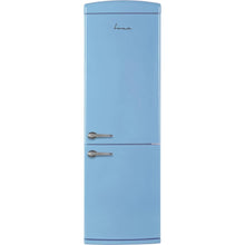 Fram Kühl-Gefrierkombination FC-VRR341BLE – Retro-Design – 340 L – Blau – Energieeffizienzklasse E