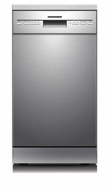 Heinner HDW-FSM45510XE freistehender Geschirrspüler – 10 Maßgedecke – AquaStop – Energieklasse E – Edelstahl – Bild 2