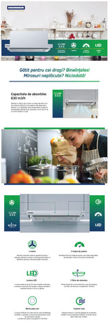 Heinner HTCH-MD600IX Dunstabzugshaube – Energieeffizienzklasse B – Inox – Bild 4