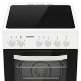 Heinner HFSC-S56E4VWH Keramikkochfeldherd – 50 cm – 4 Kochzonen – Elektrobackofen mit Grill und Umluft – Bild 15