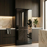 Heinner amerikanischer Side-by-Side Kühlschrank HSBS-M515MDINVHGBKE – 515 L – No Frost – Inverter – Schwarzes Glas – Bild 5