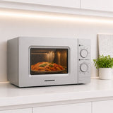 Heinner Mikrowelle HMW-MD20MSL – freistehend – 20 Liter – 700W – Silber – Bild 6