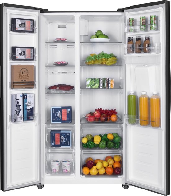 Fram FSBS-HM440NFXWDE Amerikanischer Side-by-Side-Kühlschrank – 439L – No Frost – Wasserspender – LED-Touchdisplay – Bild 3