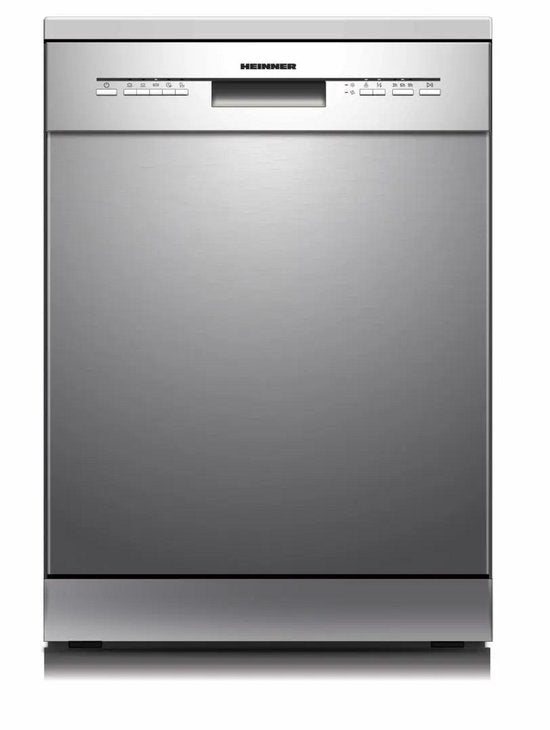 Heinner HDW-FSM60514XE freistehender Geschirrspüler – 14 Maßgedecke – AquaStop – Energieklasse E – Edelstahl – Bild 2