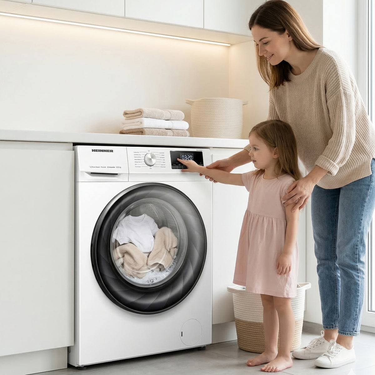Heinner Waschtrockner HWDM-H10614A – 10/6 kg – 1400 U/min – Energieeffizienzklasse D – Bild 10