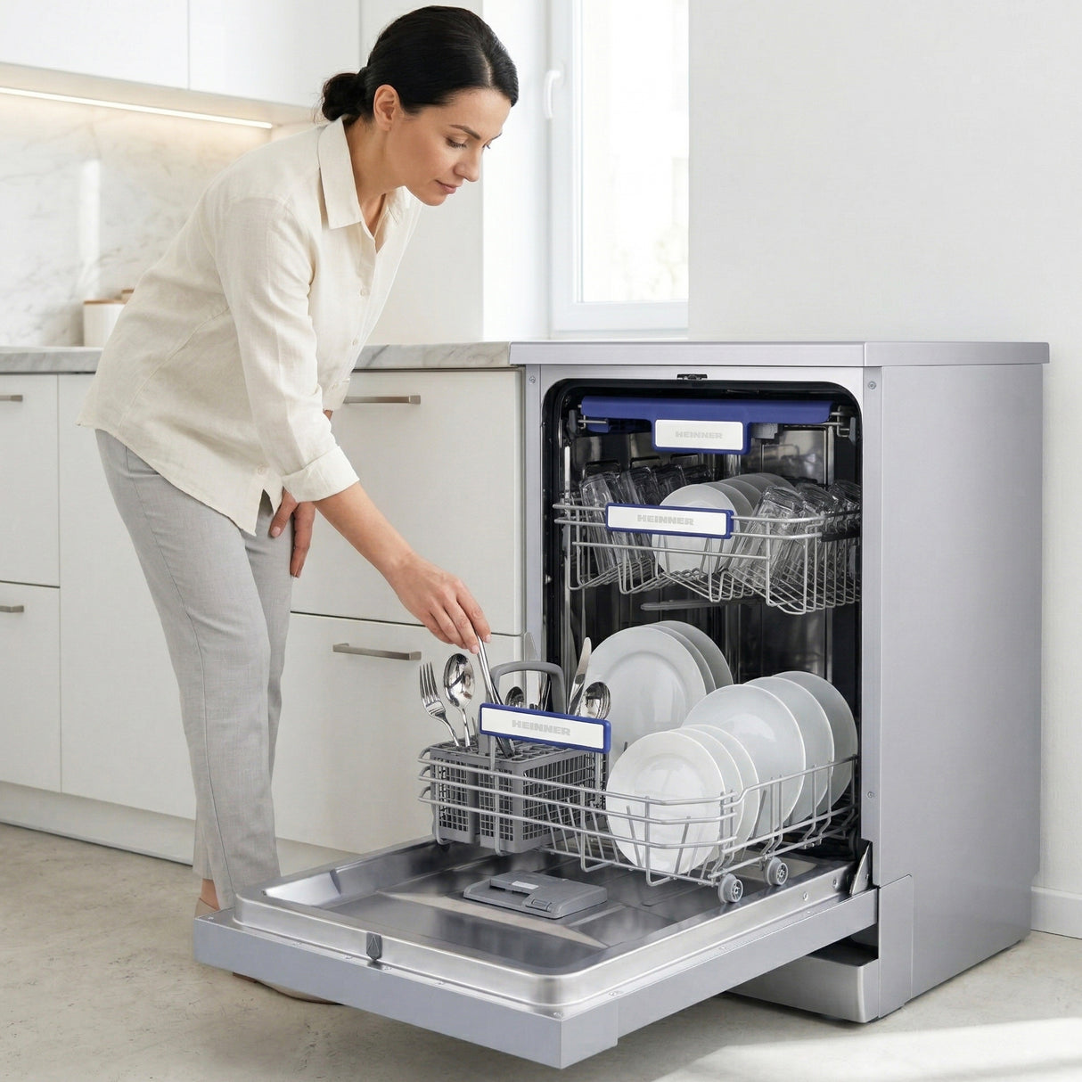 Heinner HDW-FSM45710AXD+++ Spülmaschine – 10 Maßgedecke – AquaStop – Bild 9