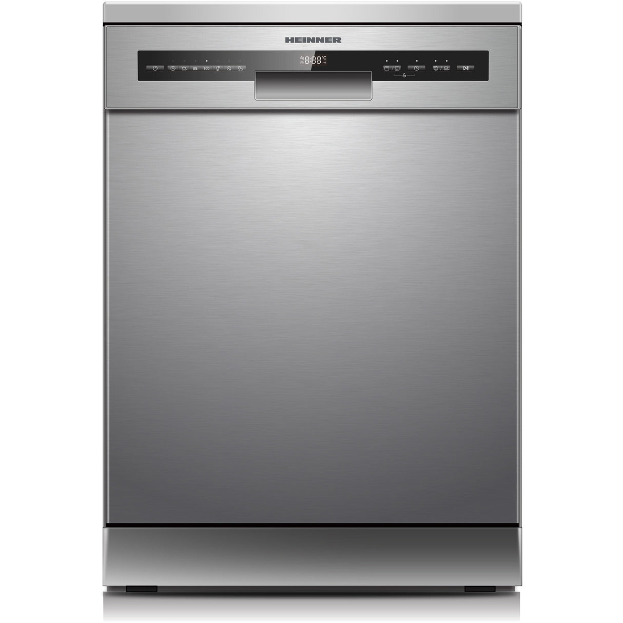 Heinner HDW-FSM60714AXD freistehender Geschirrspüler – 14 Maßgedecke – Dual Zone – Energieeffizienzklasse D – Produktfoto