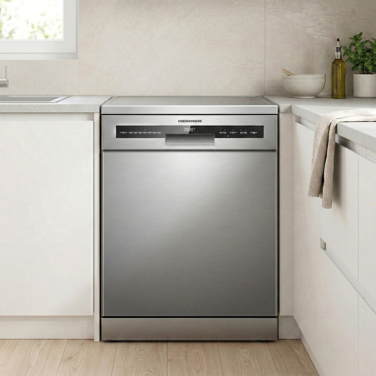 Heinner HDW-FSM60714AXD freistehender Geschirrspüler – 14 Maßgedecke – Dual Zone – Energieeffizienzklasse D – Bild 4