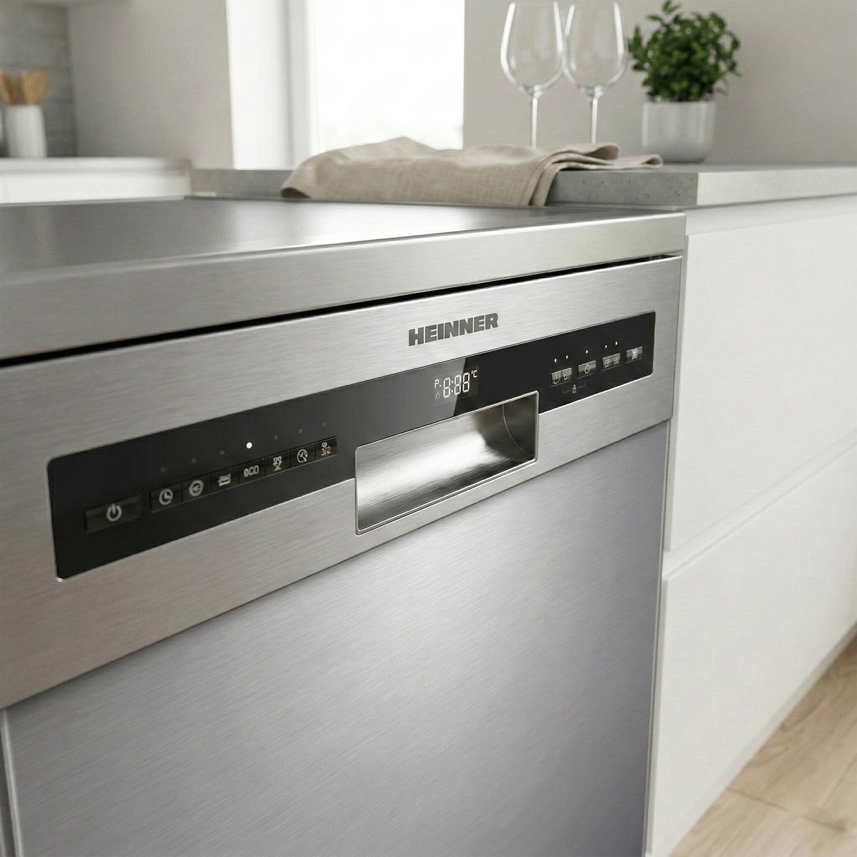 Heinner HDW-FSM60714AXD freistehender Geschirrspüler – 14 Maßgedecke – Dual Zone – Energieeffizienzklasse D – Bild 6