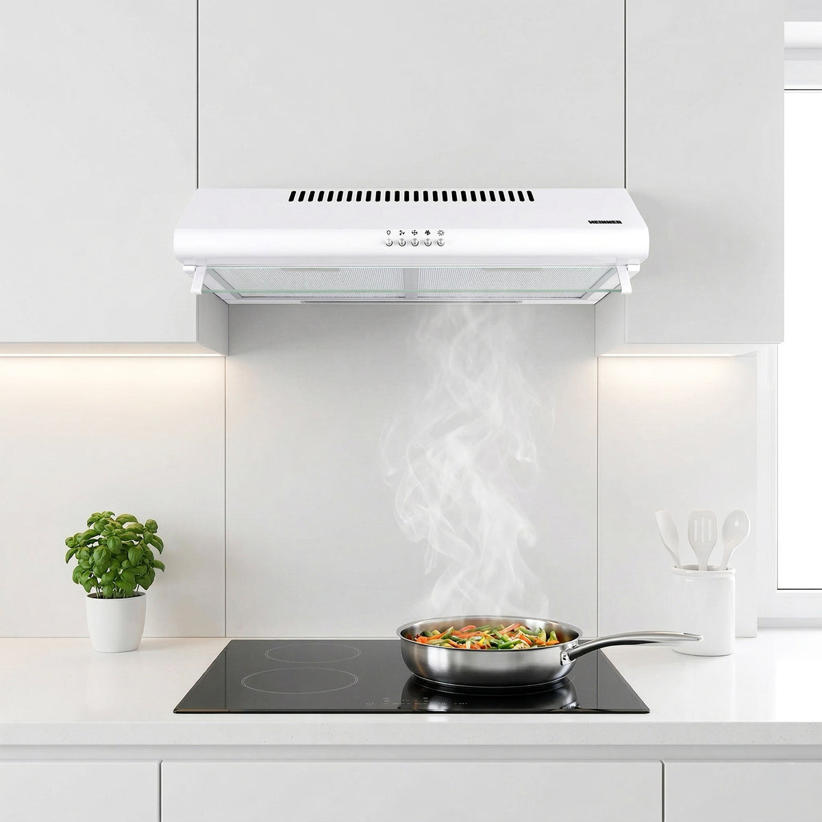 Heinner CH-400 Unterbau-Dunstabzugshaube - 60 cm, 3 Leistungsstufen – Bild 5