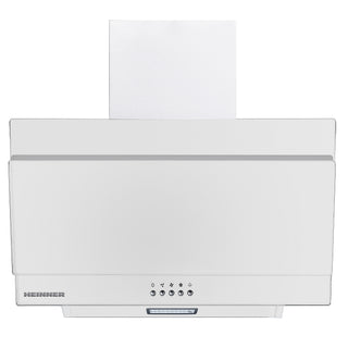 Heinner DCH-350RGWH Dunstabzugshaube, schräges Design – 60 cm – 3 Geschwindigkeiten – Drucktastensteuerung
