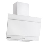 Heinner DCH-350RGWH Dunstabzugshaube, schräges Design – 60 cm – 3 Geschwindigkeiten – Drucktastensteuerung – Bild 4