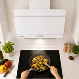 Heinner DCH-350RGWH Dunstabzugshaube, schräges Design – 60 cm – 3 Geschwindigkeiten – Drucktastensteuerung – Bild 9