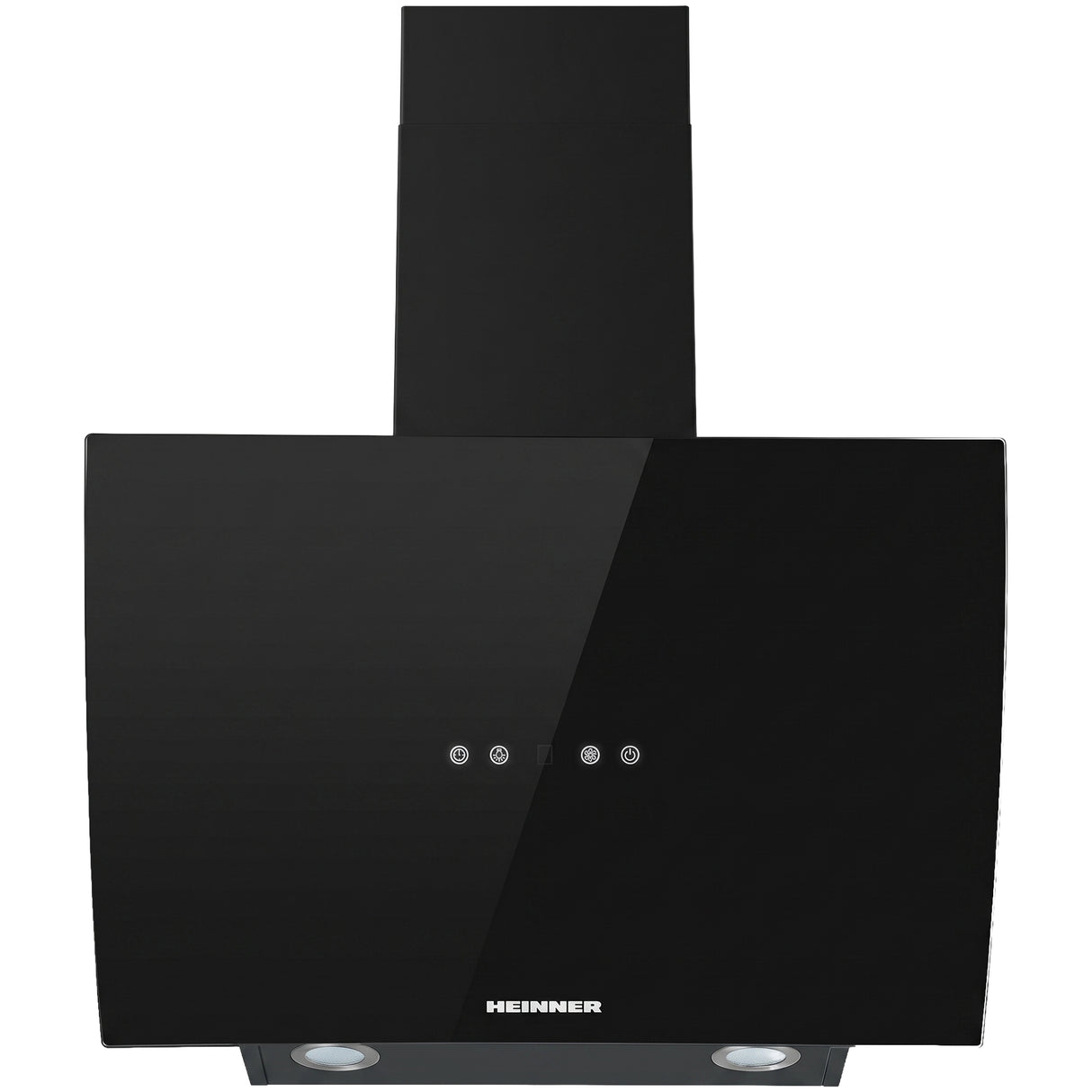Heinner Dunstabzugshaube HDCH-5960RGBK – 60 cm – 3 Geschwindigkeiten – Touch-Steuerung – Schwarz – Produktfoto