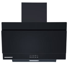 Heinner DCH-350RGBK Dunstabzugshaube Schräghaube – 60 cm – 3 Geschwindigkeiten – schwarz