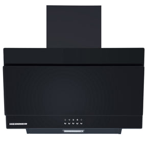 Heinner DCH-350RGBK Dunstabzugshaube Schräghaube – 60 cm – 3 Geschwindigkeiten – schwarz – Produktfoto