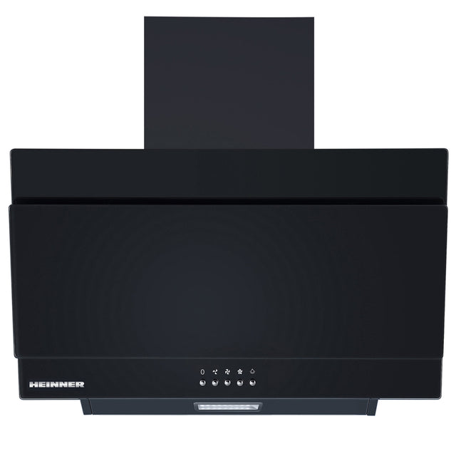 Heinner DCH-350RGBK Dunstabzugshaube Schräghaube – 60 cm – 3 Geschwindigkeiten – schwarz – Produktfoto