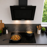 Heinner DCH-650RGBK Dunstabzugshaube schräg – 60 cm – 3 Geschwindigkeiten – schwarz – Bild 8