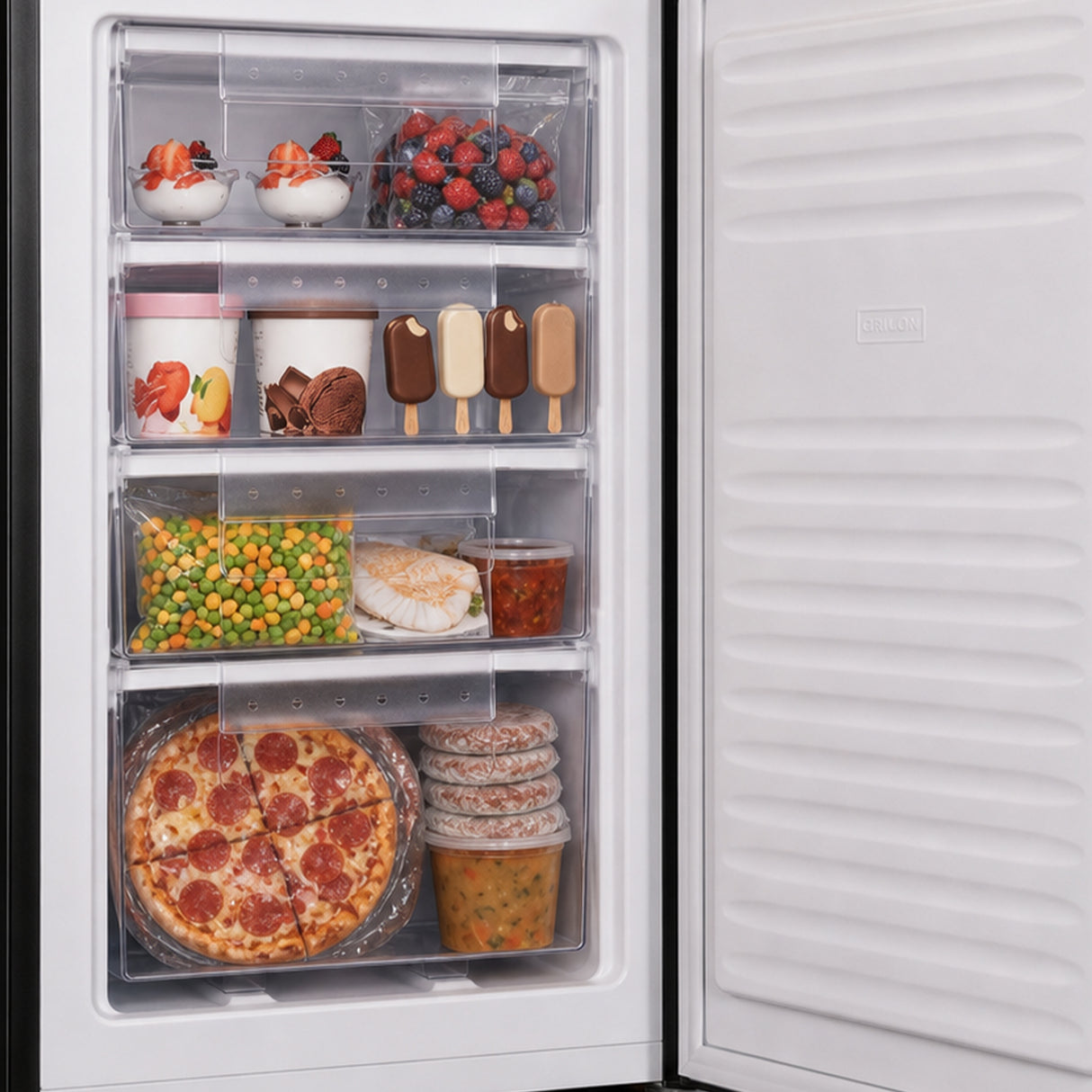Heinner Gefrierschrank HFF-HM91BKE – Tischmodell – 91 Liter – schwarz – Energieeffizienzklasse E – Bild 8