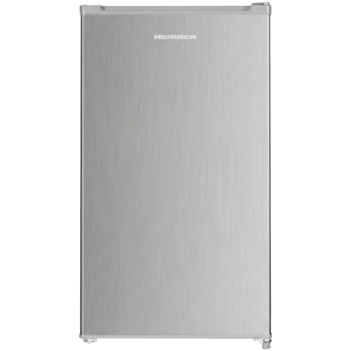 Tischkühlschrank Heinner HF-HM90SE – 90 Liter – LED-Beleuchtung – Wendetür – Energieeffizienzklasse E – Produktfoto