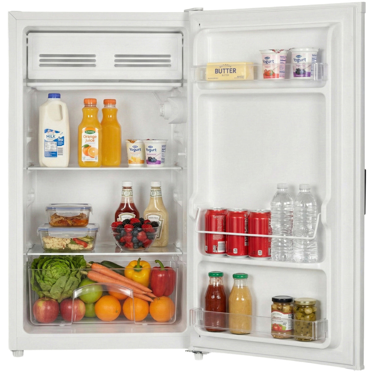Tischkühlschrank Heinner HF-HM90E – 90 Liter – umschaltbarer Türanschlag – Energieeffizienzklasse E – Bild 3