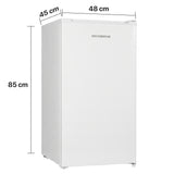 Tischkühlschrank Heinner HF-HM90E – 90 Liter – umschaltbarer Türanschlag – Energieeffizienzklasse E – Bild 4