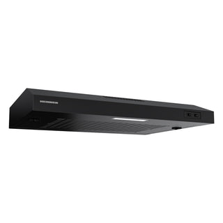 Heinner CH-MD190BK Unterbau-Dunstabzugshaube – 60 cm – 2 Geschwindigkeiten – Schwarz