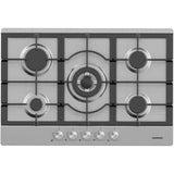 Heinner HBH-M705IWFIX Gaskochfeld – 60 cm – 4 Brenner – Wokbrenner – Gusseisenroste – Produktfoto
