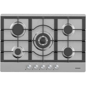 Heinner HBH-M705IWFIX Gaskochfeld – 60 cm – 4 Brenner – Wokbrenner – Gusseisenroste – Produktfoto