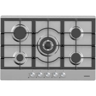 Heinner HBH-M705IWFIX Gaskochfeld – 60 cm – 4 Brenner – Wokbrenner – Gusseisenroste